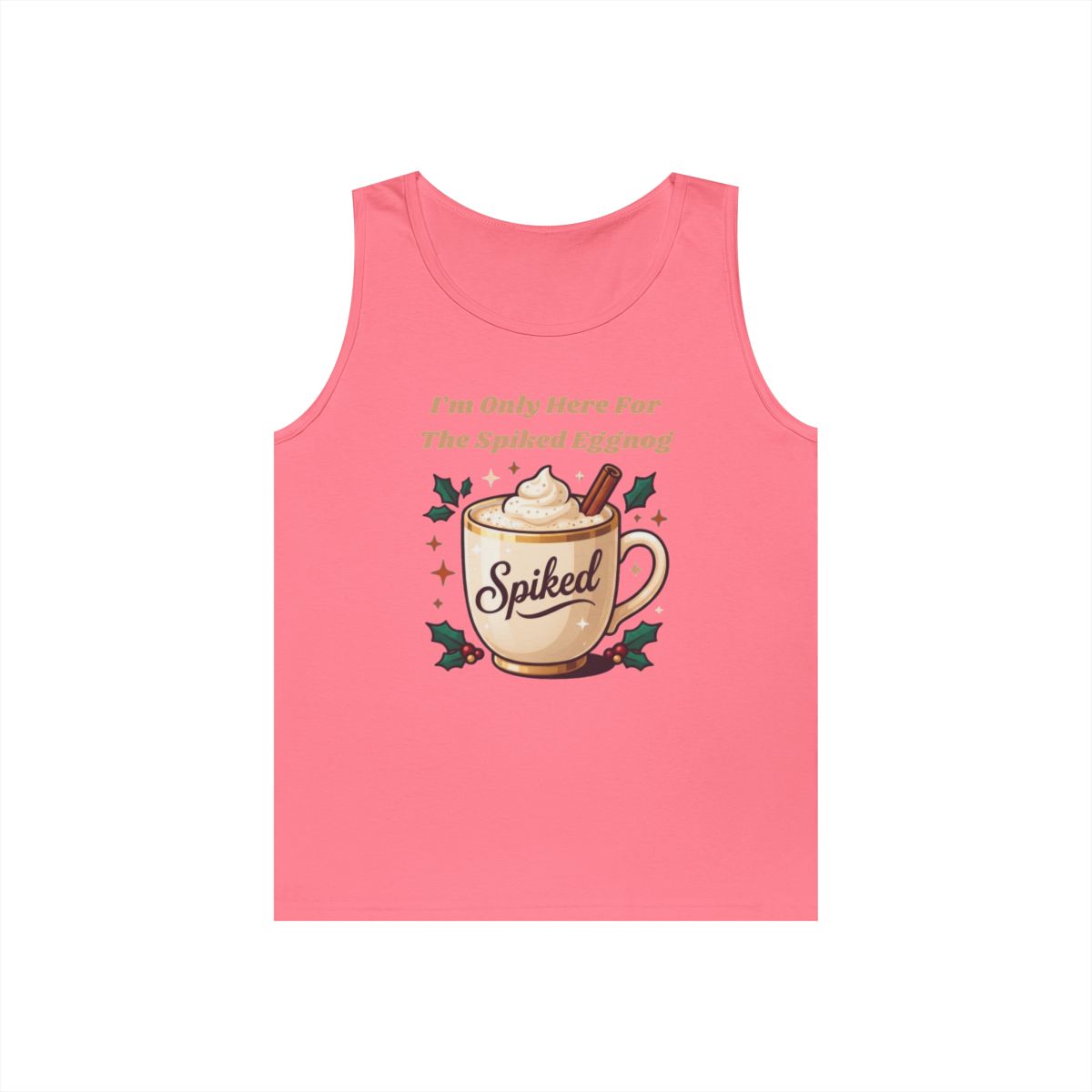 Color: Safety Pink | Spiked Eggnog Tank Top