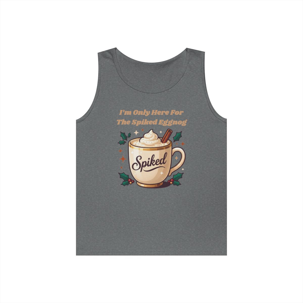 Color: Graphite Heather | Spiked Eggnog Tank Top