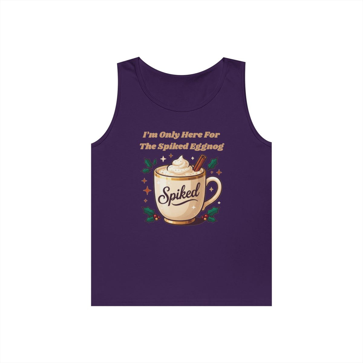 Color: Purple | Spiked Eggnog Tank Top