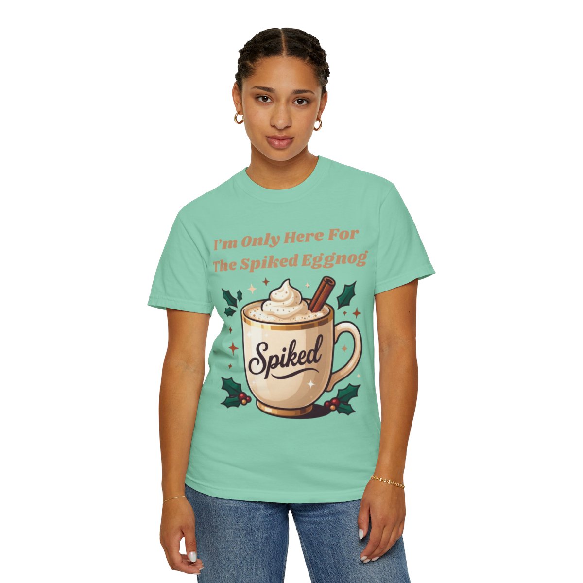 Color: Island Reef | Spiked Eggnog Unisex Garment-Dyed Tee