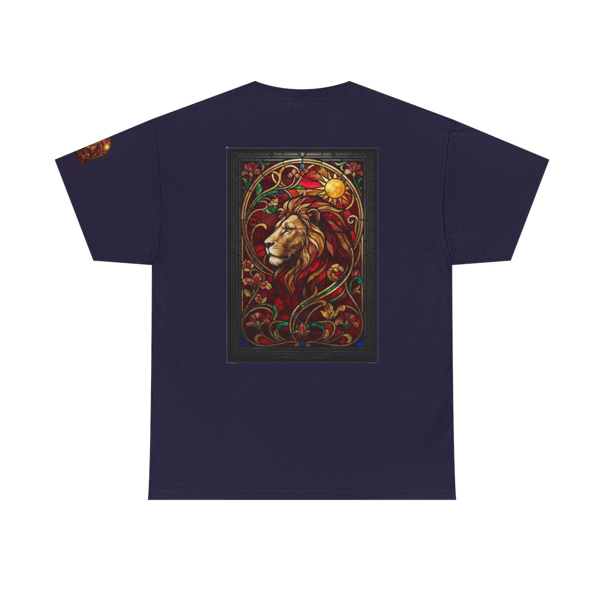 Color: Blackberry | Stained Glass Sign LEO Premium Graphic Tee