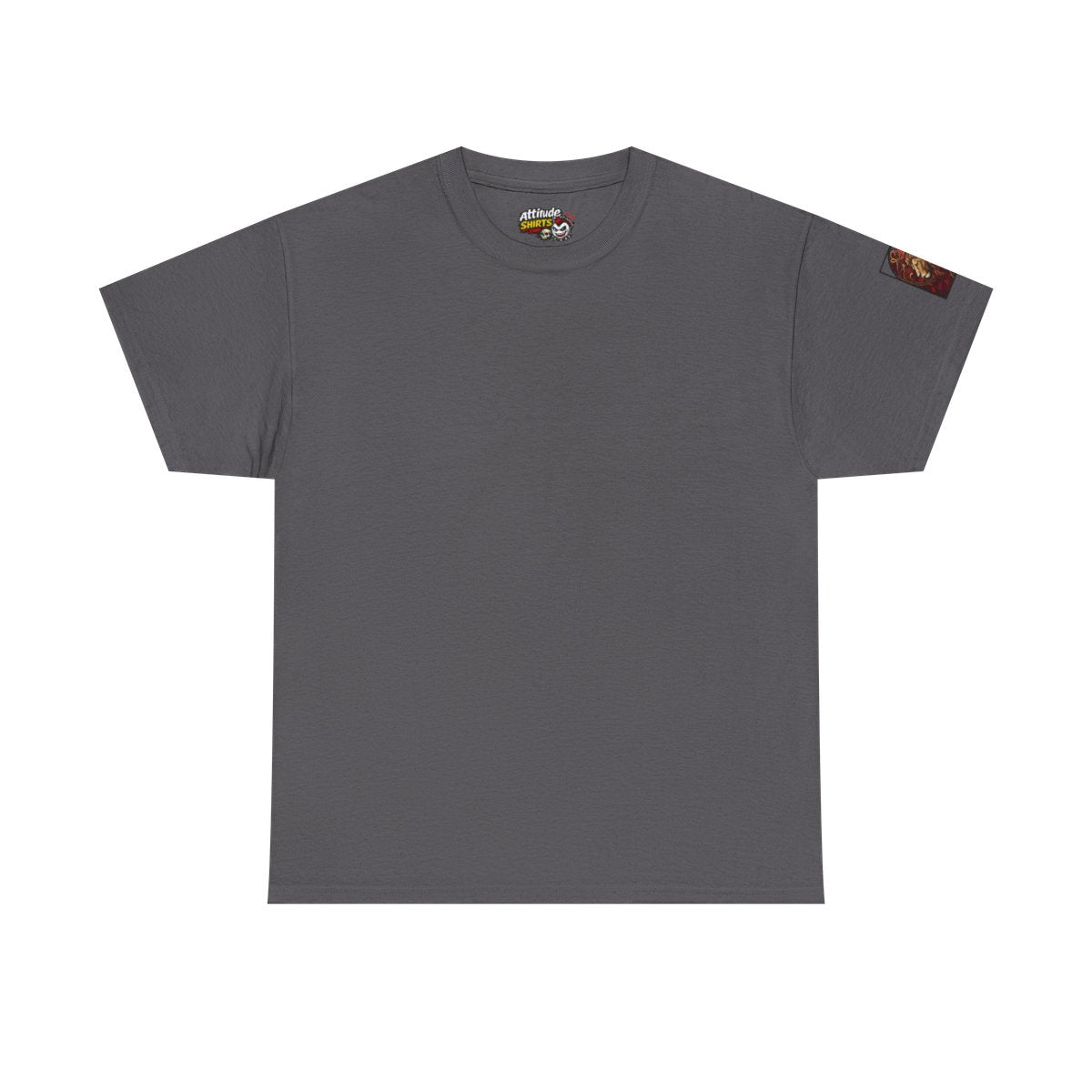 Color: Charcoal | Stained Glass Sign LEO Premium Graphic Tee