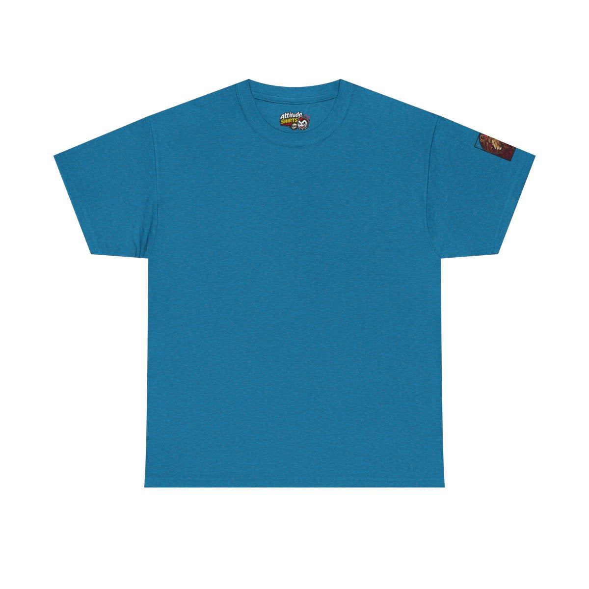 Color: Antique Sapphire | Stained Glass Sign LEO Premium Graphic Tee
