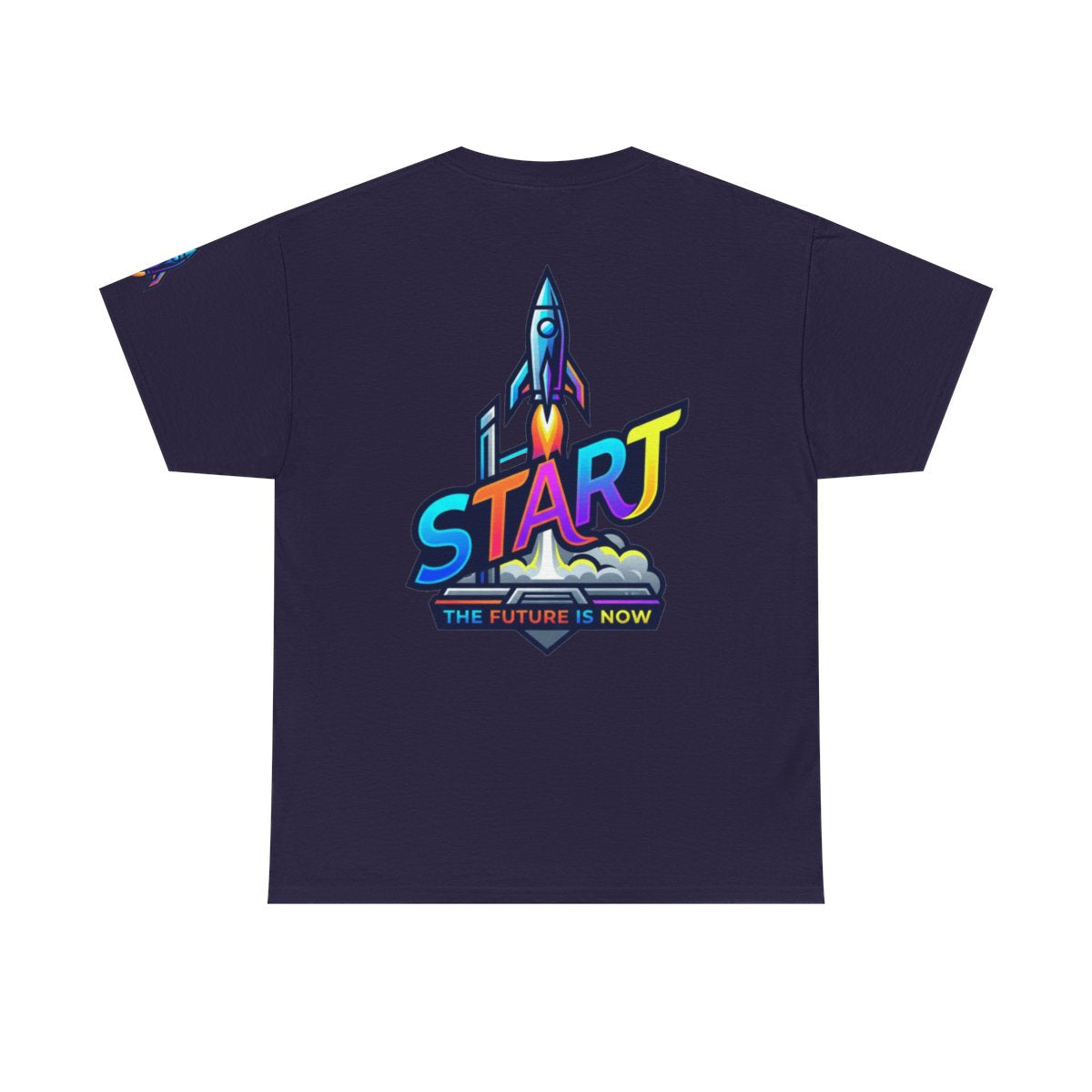 Color: Blackberry | Start The Future Is Now Premium Graphic Tee