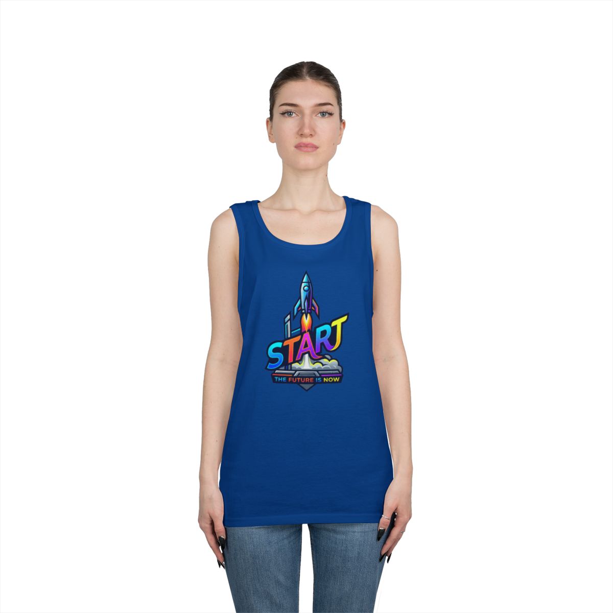 Color: Royal | Start The Future Is Now Tank Top