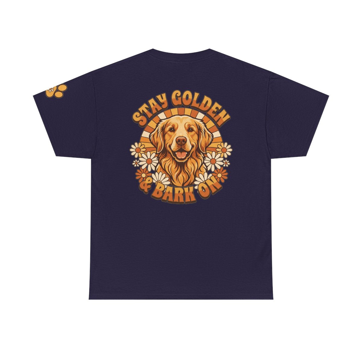 Color: Blackberry | Stay Golden & Bark On Premium Graphic Tee