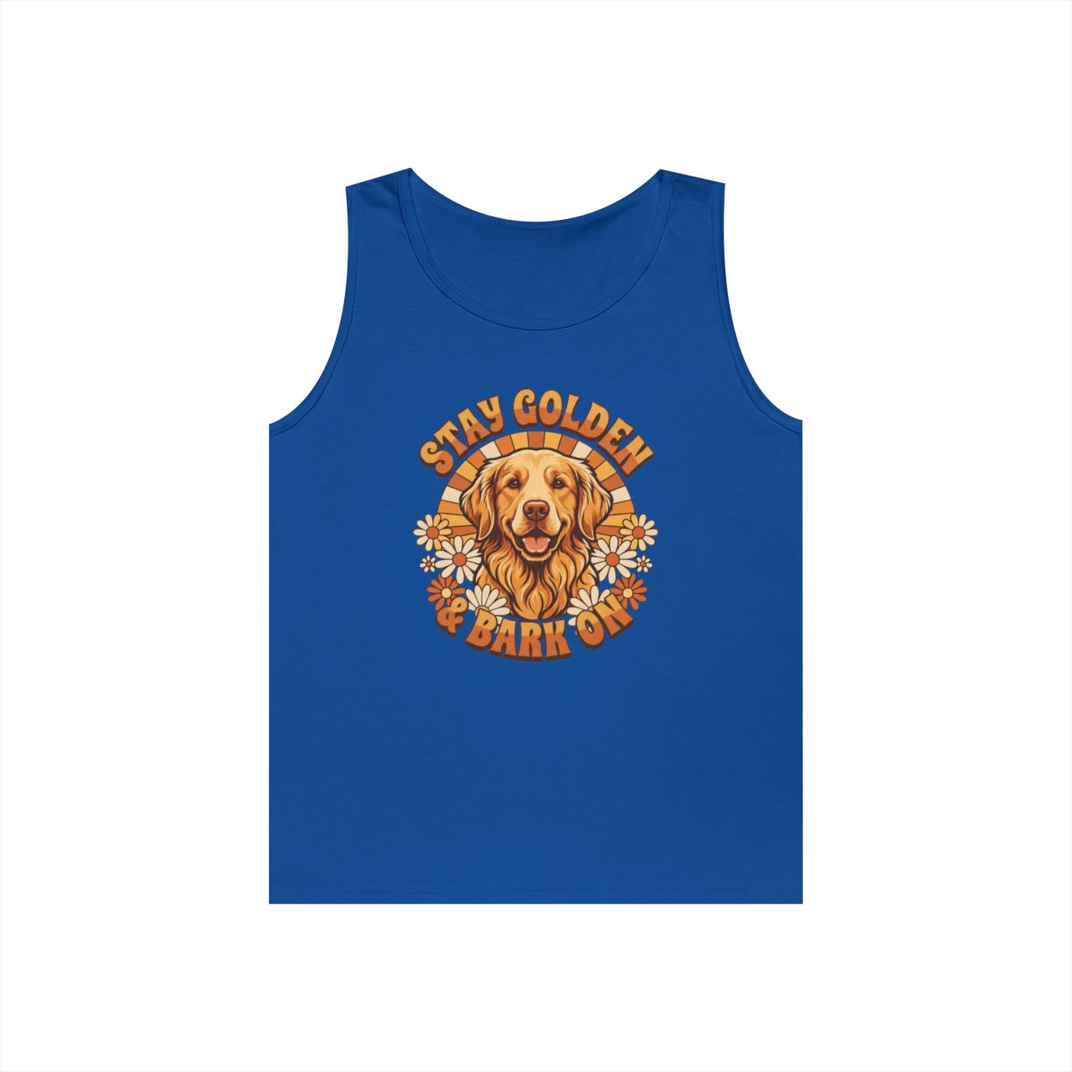 Color: Royal | Stay Golden & Bark On Tank Top