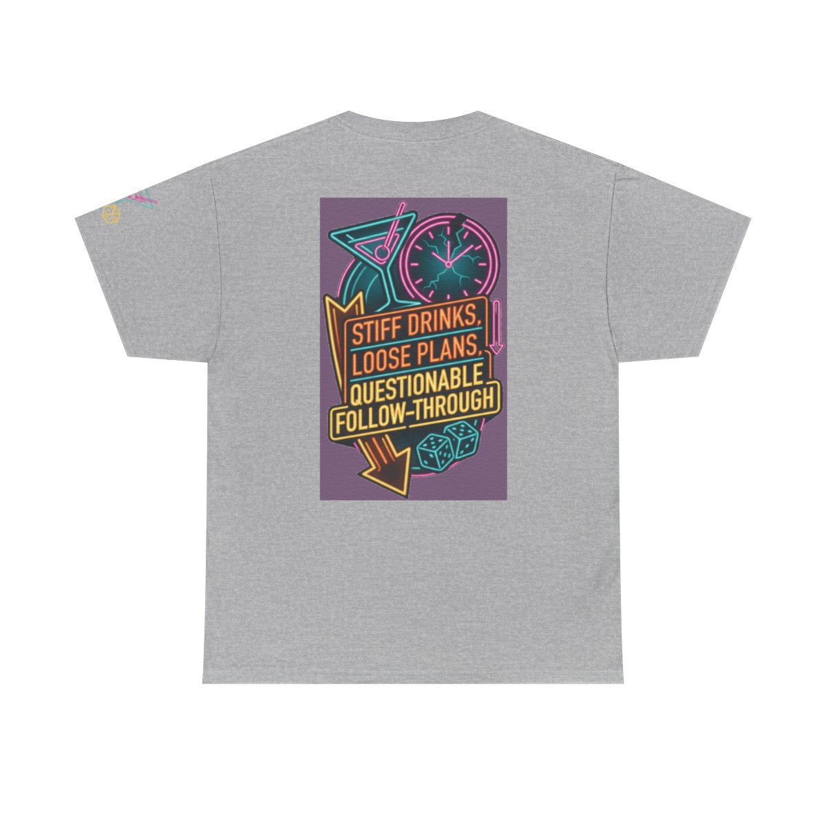 Color: Sport Grey | Stiff Drinks Loose Plans Premium Graphic Tee