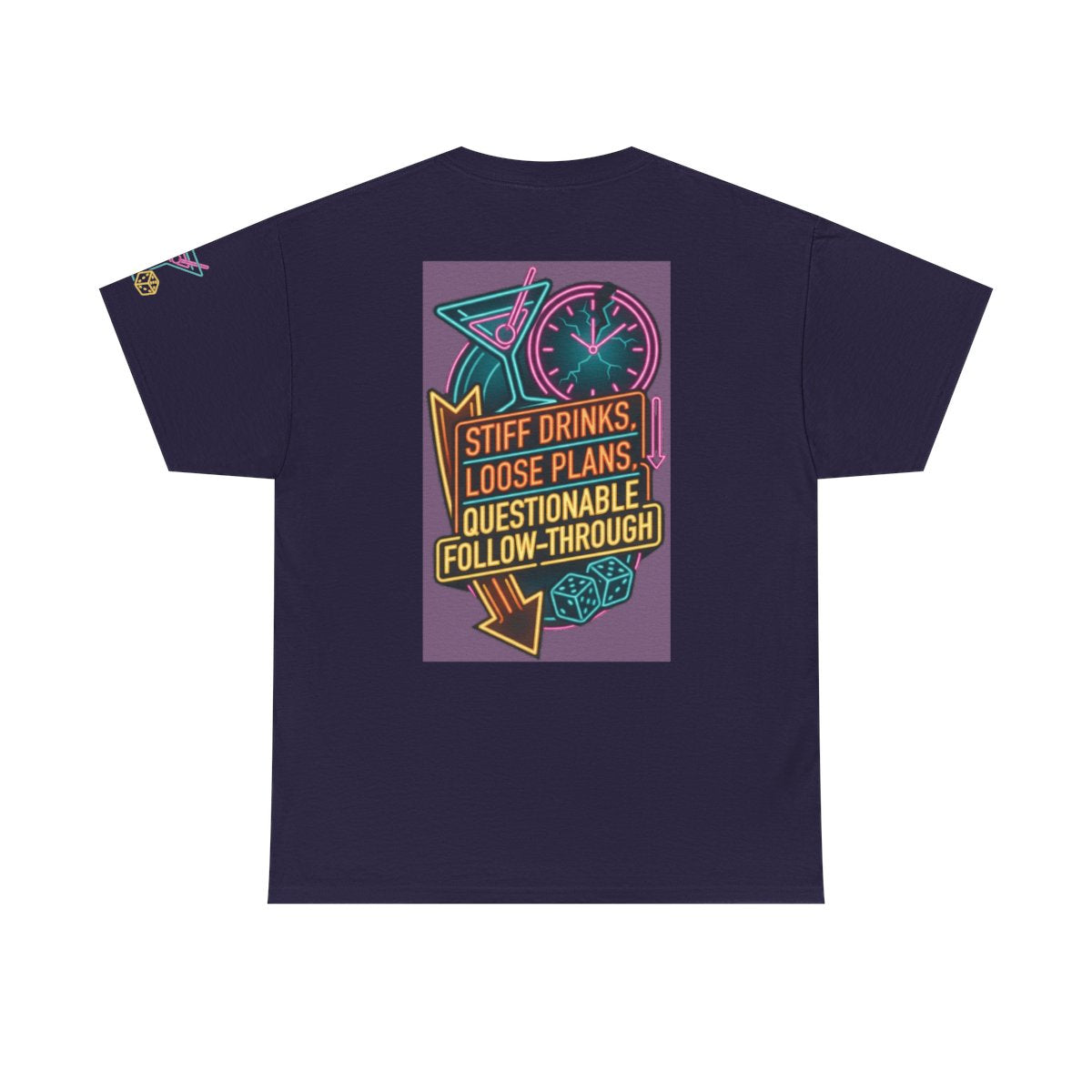 Color: Blackberry | Stiff Drinks Loose Plans Premium Graphic Tee