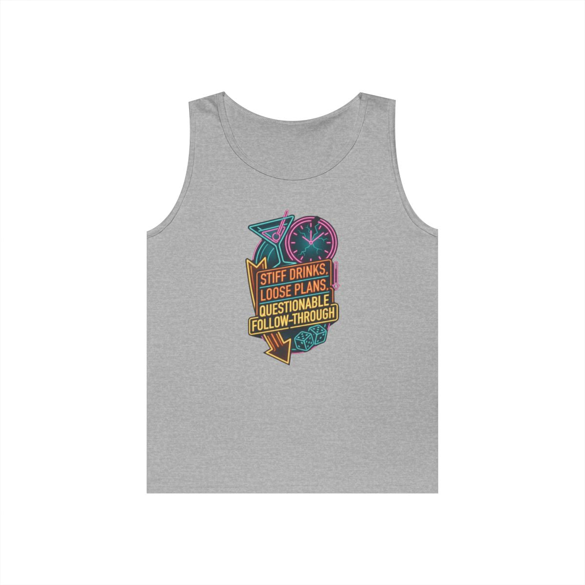 Color: Sport Grey | Stiff Drinks Loose Plans Tank Top