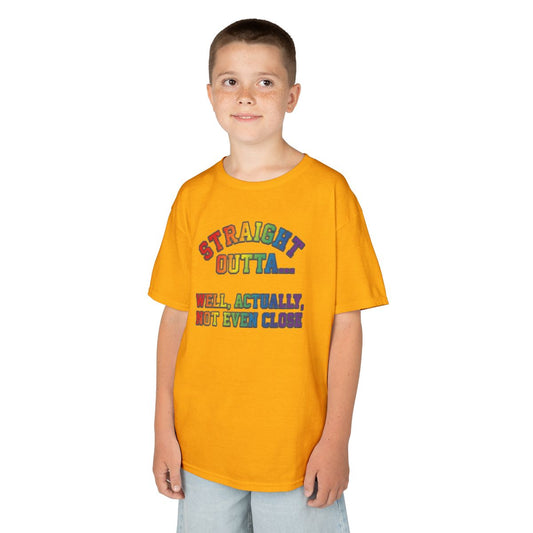 Color: Gold | Straight Outta Not Even Kids Tee