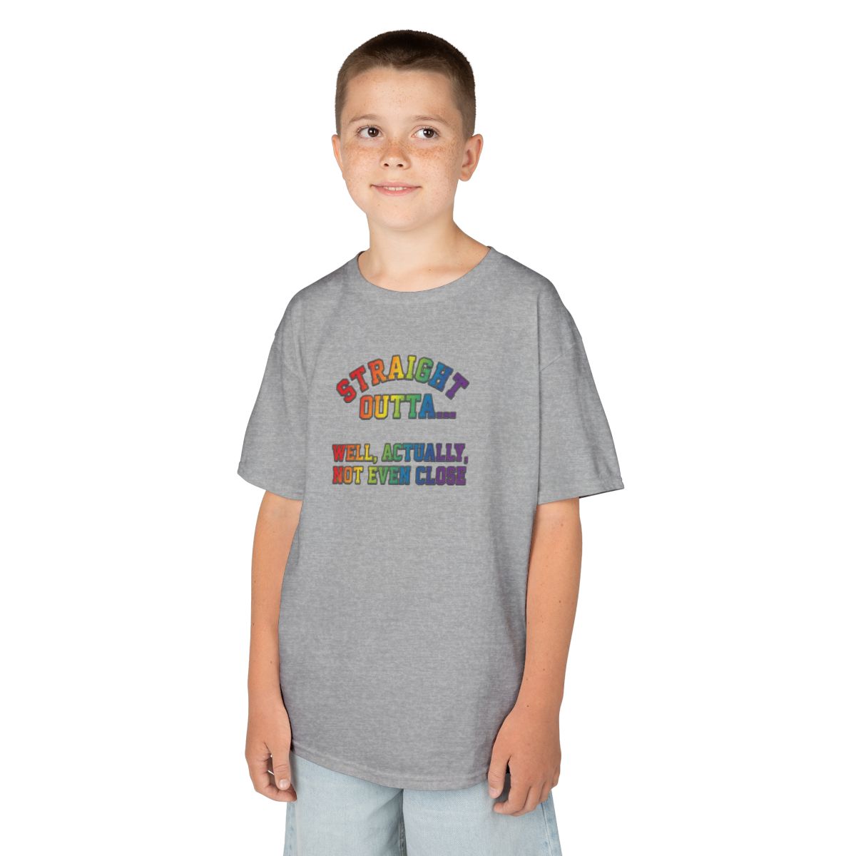 Color: Sport Grey | Straight Outta Not Even Kids Tee