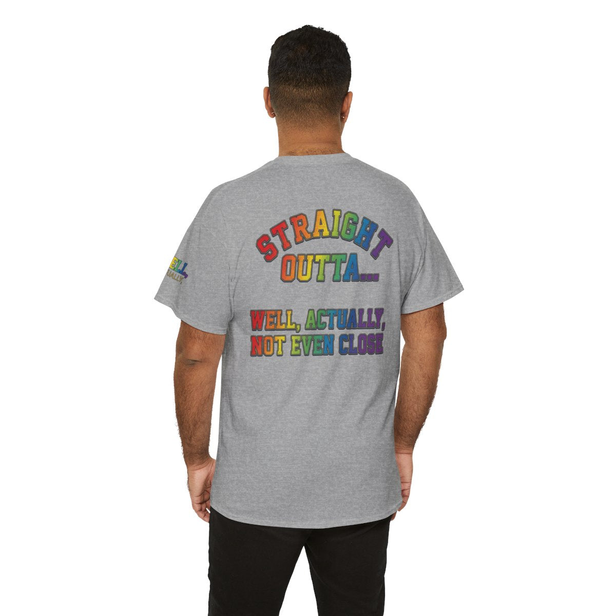 Color: Sport Grey | Straight Outta Not Even Premium Graphic Tee