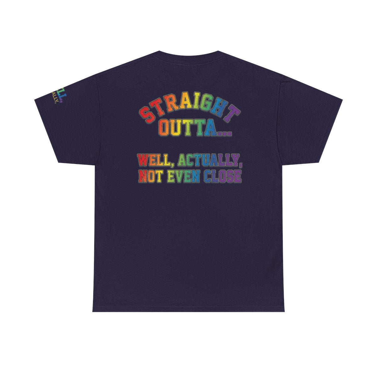 Color: Blackberry | Straight Outta Not Even Premium Graphic Tee