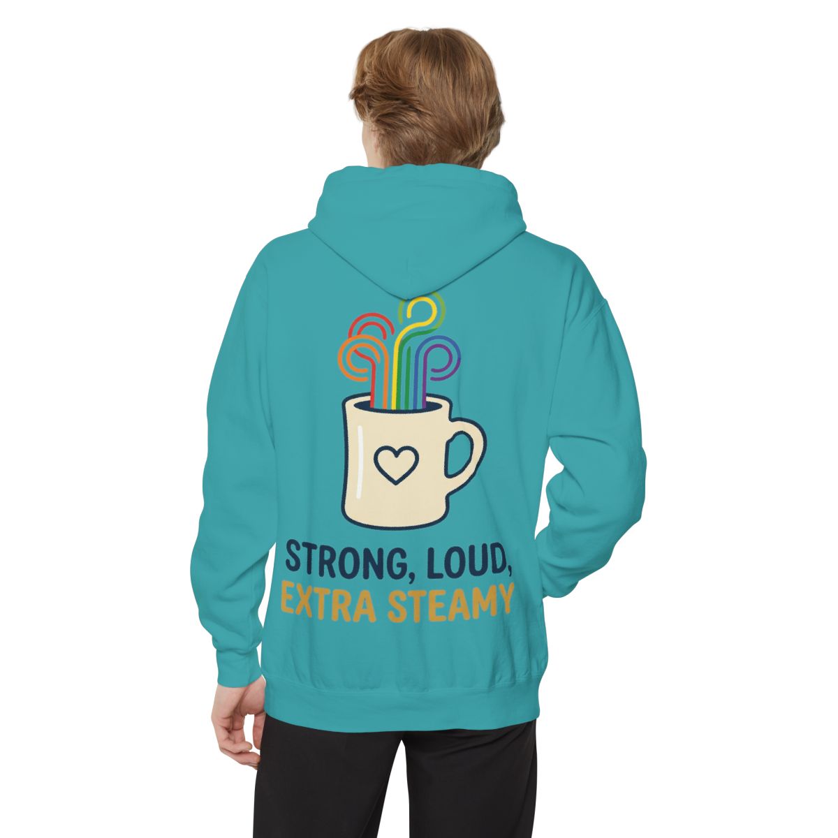 Color: Seafoam | Strong Loud Extra Steamy Garment-Dyed Hoodie