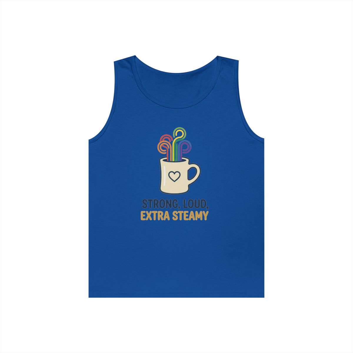 Color: Royal | Strong Loud Extra Steamy Tank Top