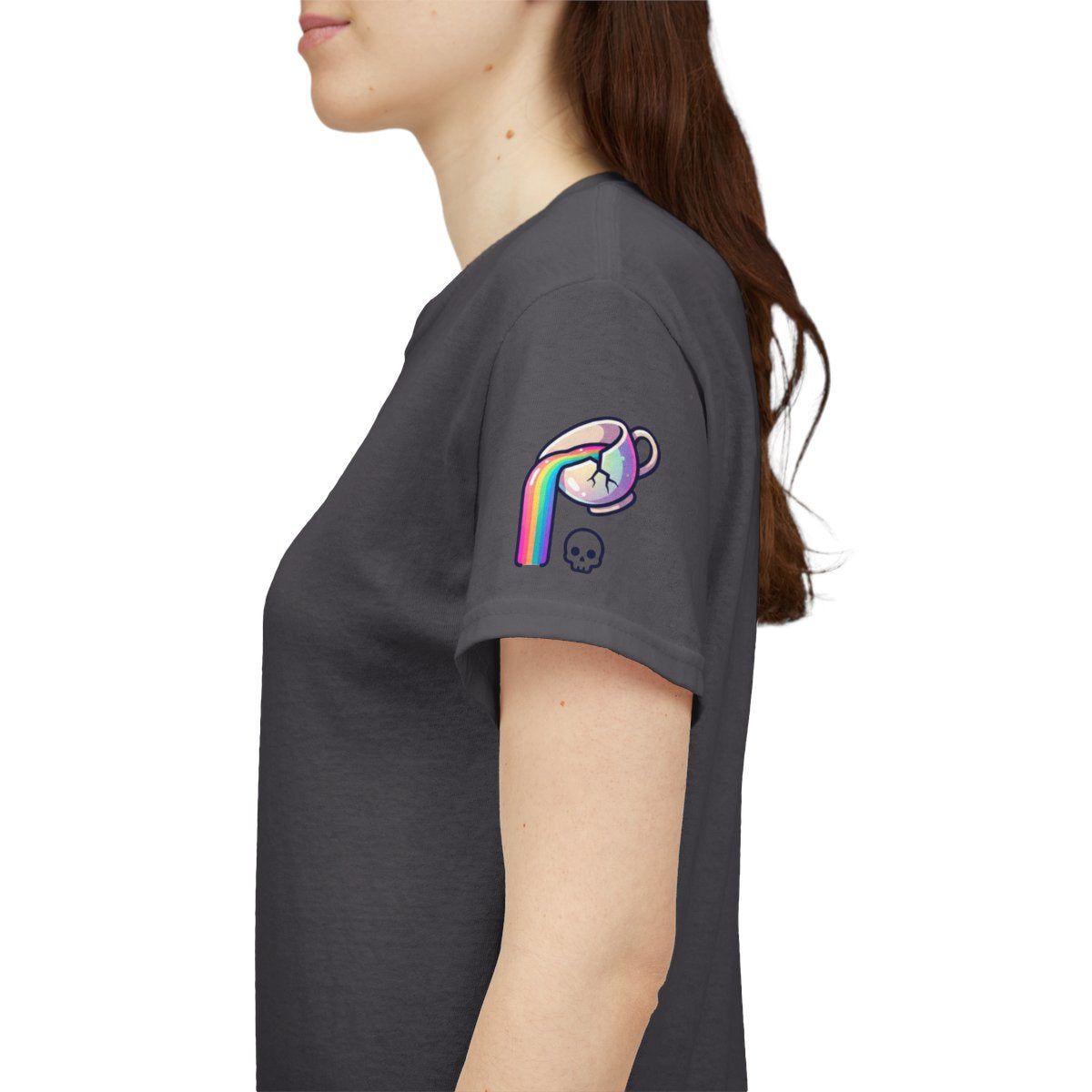 Color: Charcoal | Surviving on Caffeine Spite and Superior Aesthetics Premium Graphic Tee