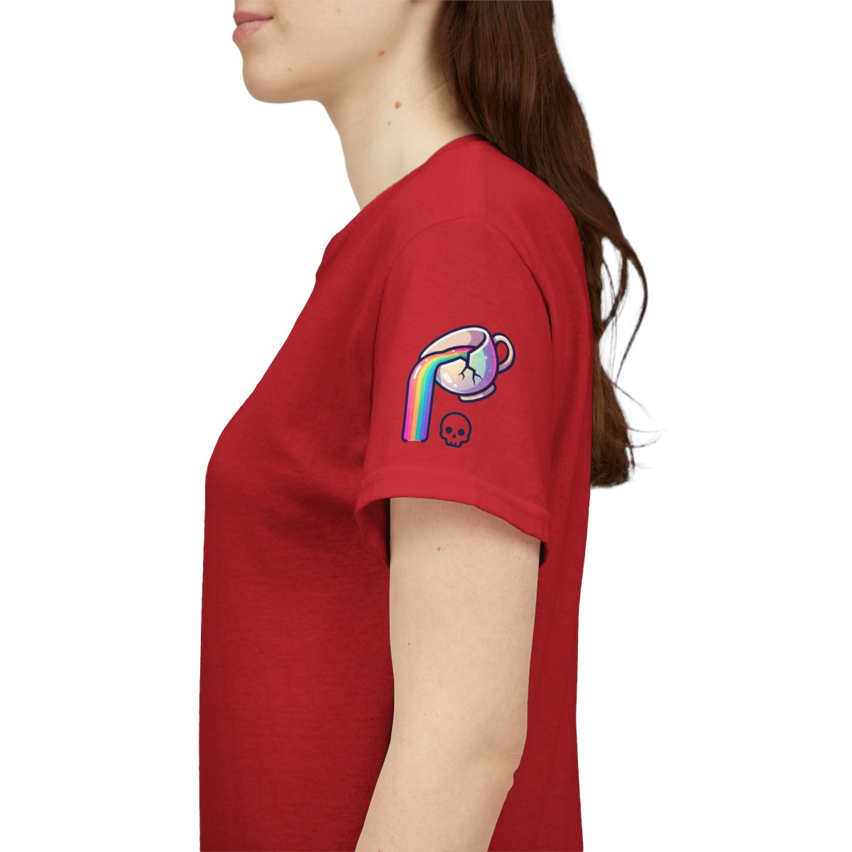 Color: Red | Surviving on Caffeine Spite and Superior Aesthetics Premium Graphic Tee