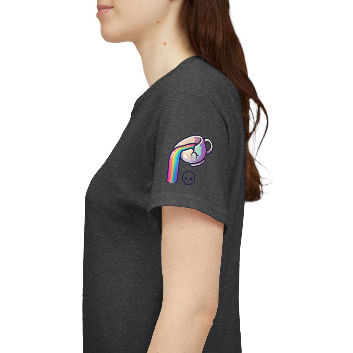 Color: Dark Heather | Surviving on Caffeine Spite and Superior Aesthetics Premium Graphic Tee