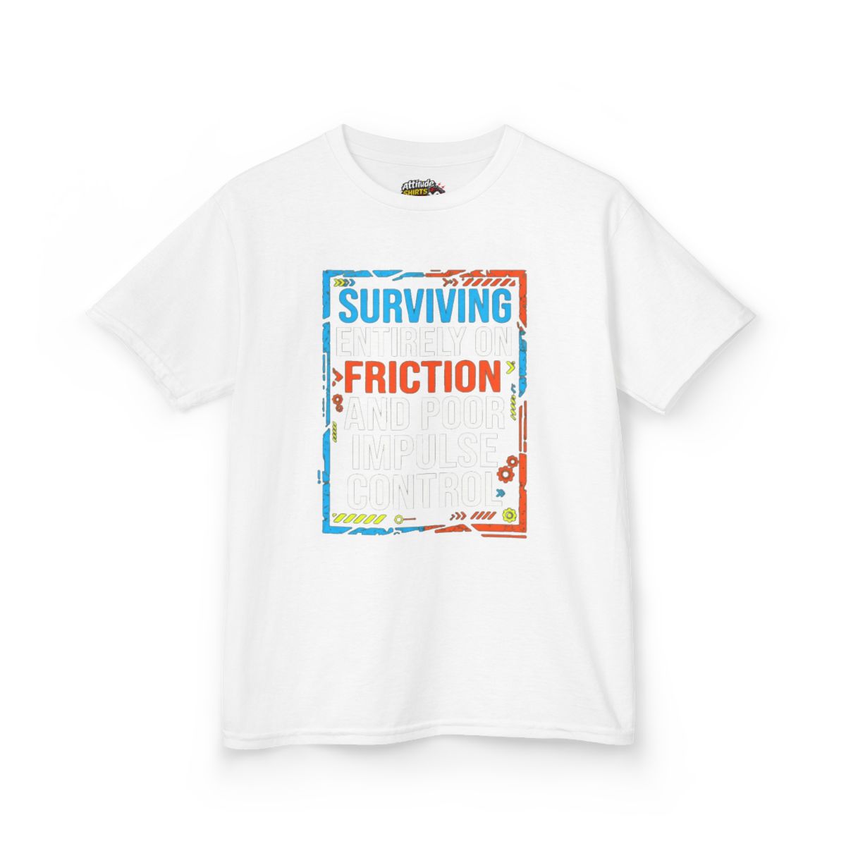 Color: White | Surviving On Friction Kids Tee