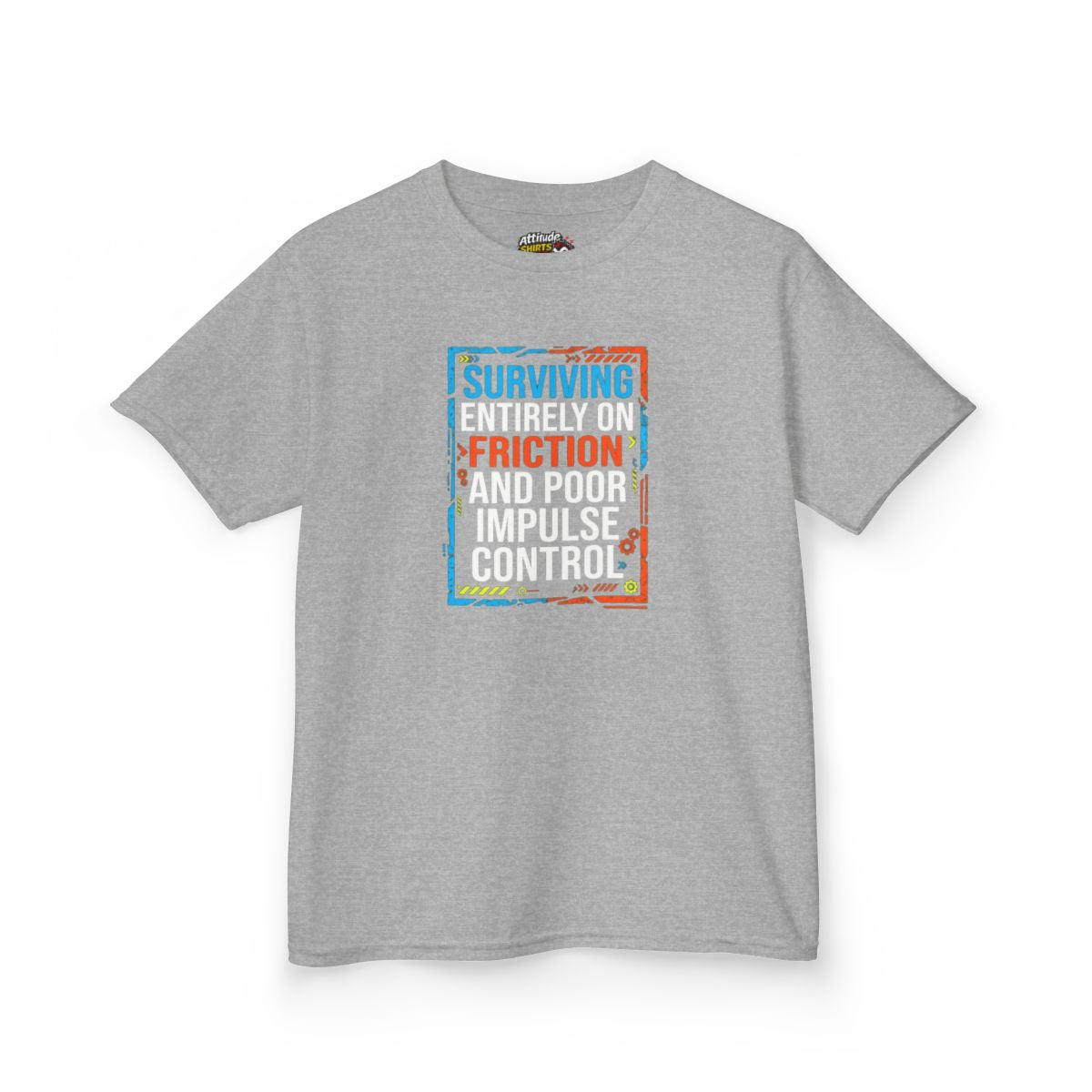 Color: Sport Grey | Surviving On Friction Kids Tee