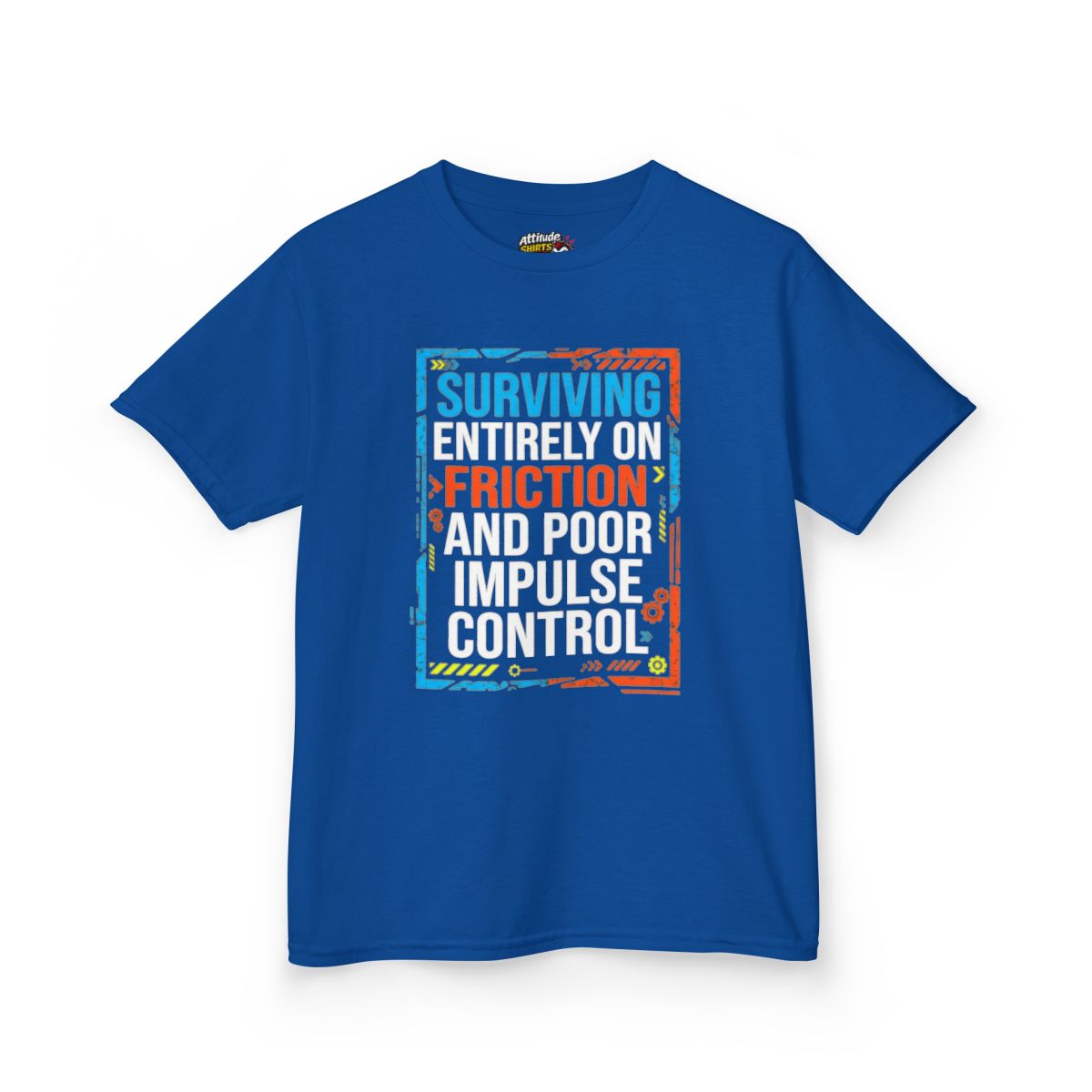 Color: Royal | Surviving On Friction Kids Tee