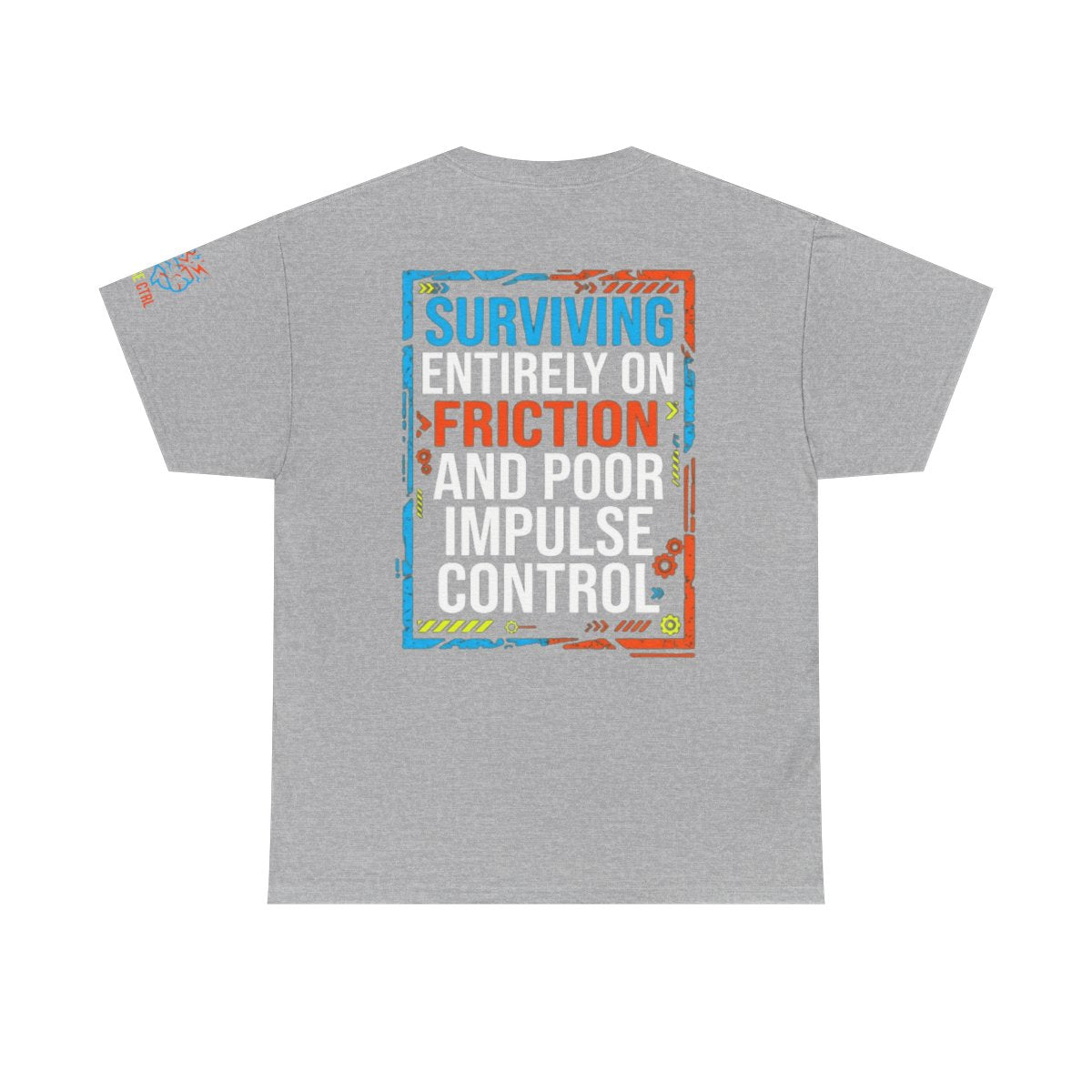 Color: Sport Grey | Surviving On Friction Premium Graphic Tee