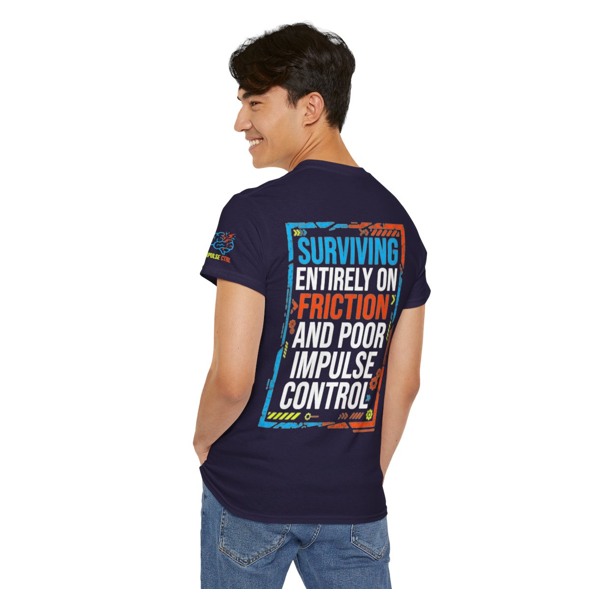 Color: Blackberry | Surviving On Friction Premium Graphic Tee