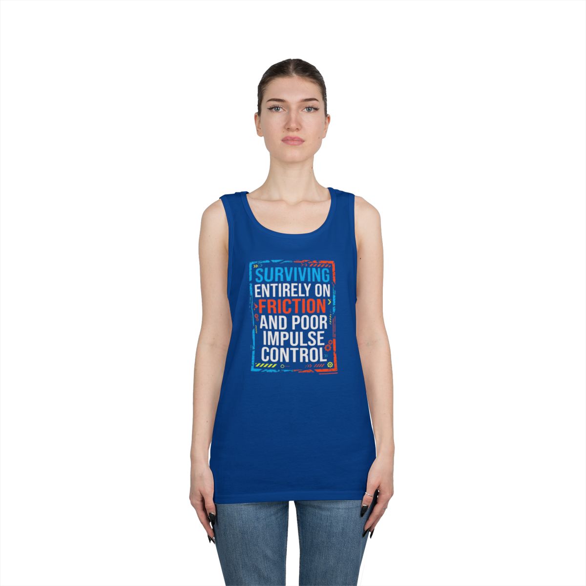 Color: Royal | Surviving On Friction Tank Top