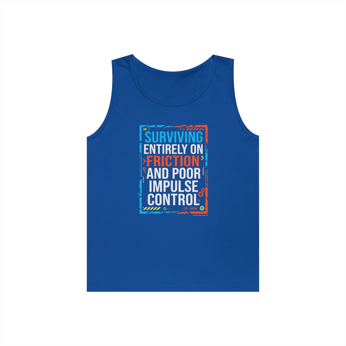 Color: Royal | Surviving On Friction Tank Top