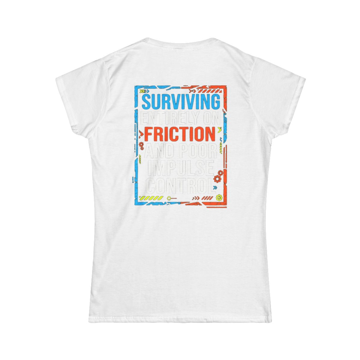 Color: White | Surviving On Friction Women's Tee