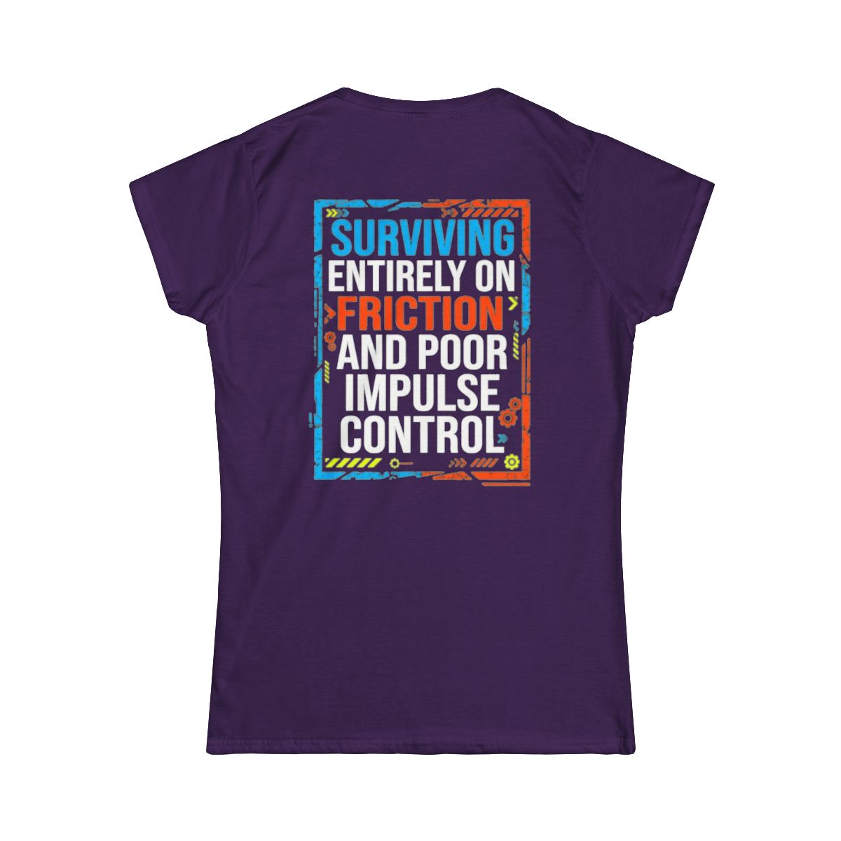Color: Purple | Surviving On Friction Women's Tee