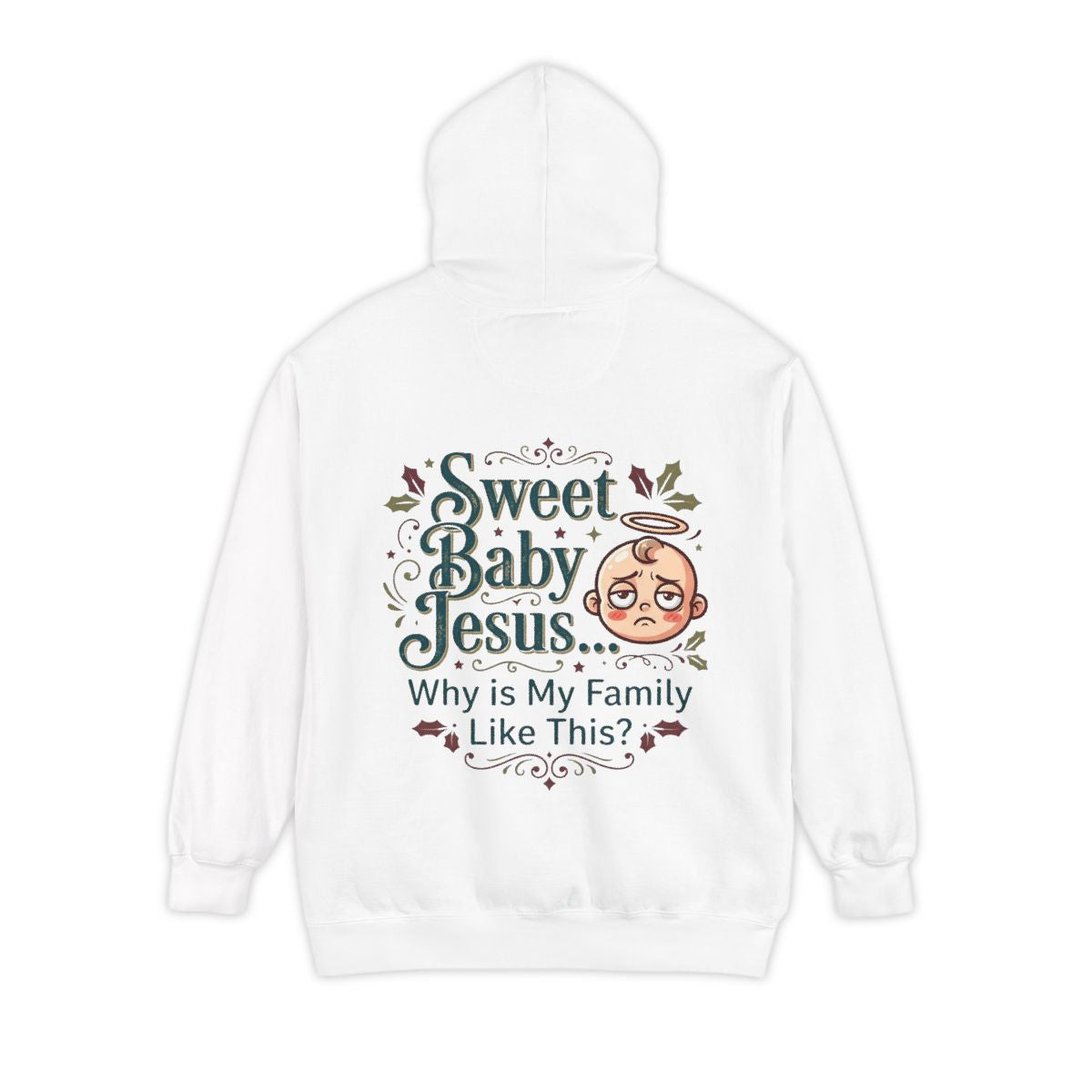 Color: White | Sweet Baby Jesus Garment-Dyed Hoodie