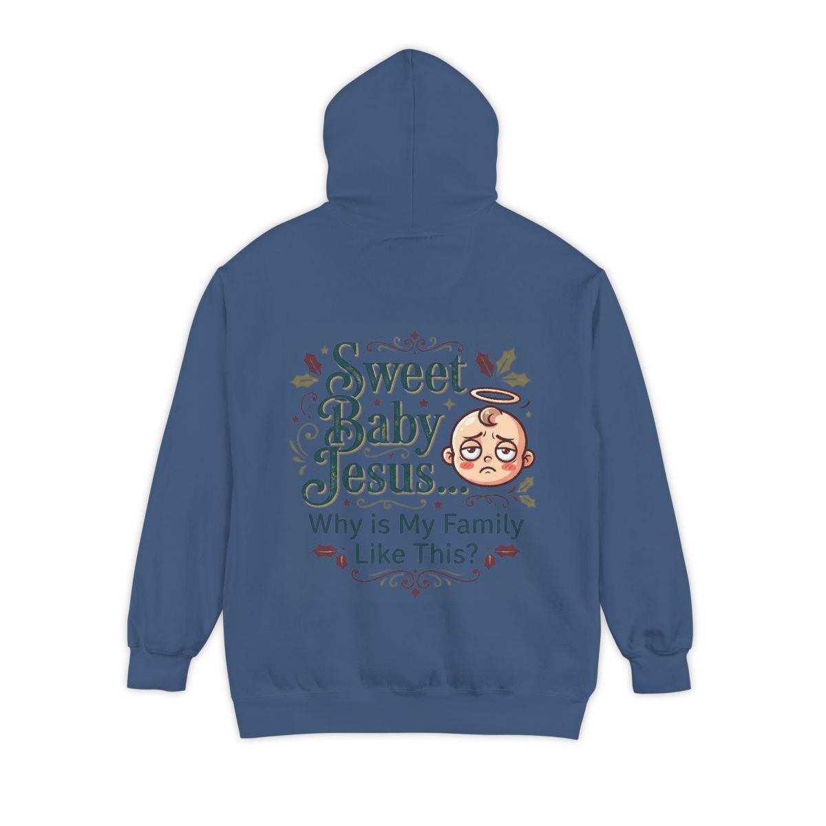 Color: True Navy | Sweet Baby Jesus Garment-Dyed Hoodie