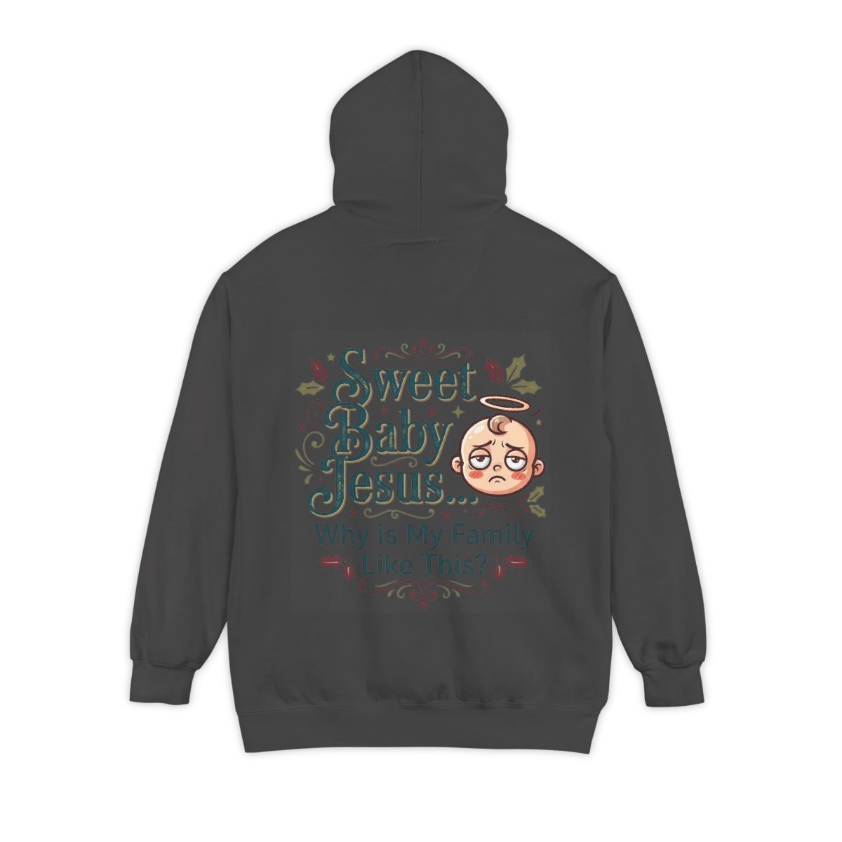 Color: Pepper | Sweet Baby Jesus Garment-Dyed Hoodie