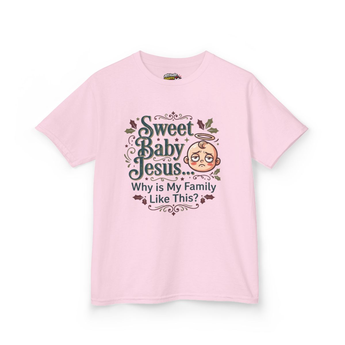Color: Light Pink | Sweet Baby Jesus Kids Tee