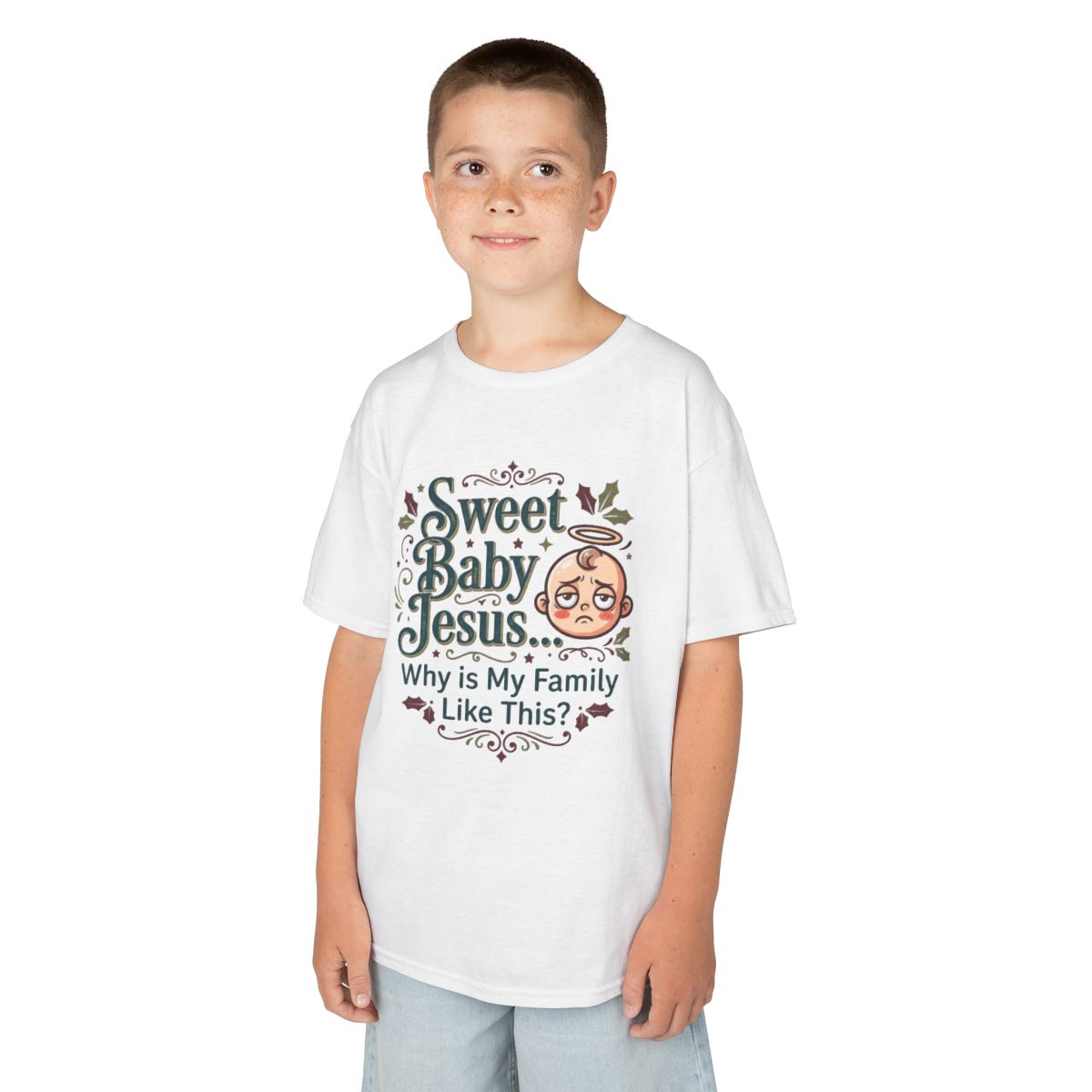 Color: White | Sweet Baby Jesus Kids Tee