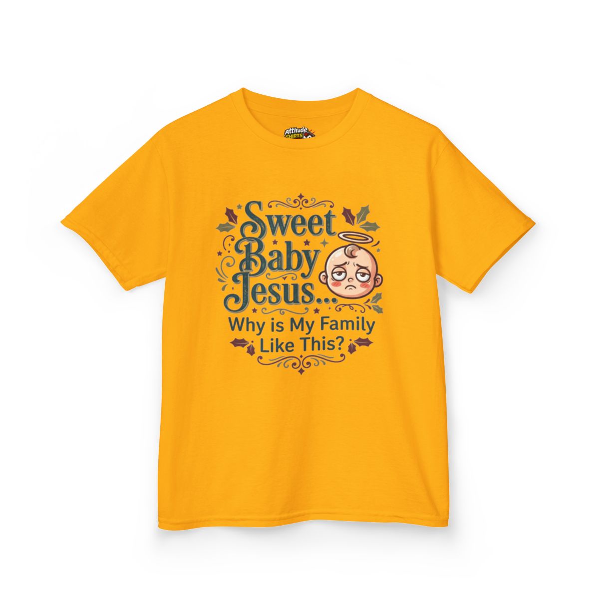 Color: Gold | Sweet Baby Jesus Kids Tee