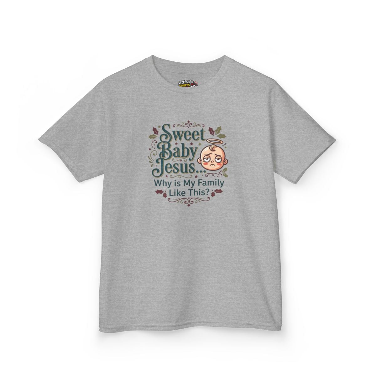 Color: Sport Grey | Sweet Baby Jesus Kids Tee
