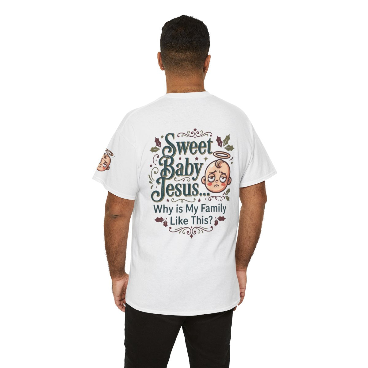 Color: White | Sweet Baby Jesus Premium Graphic Tee