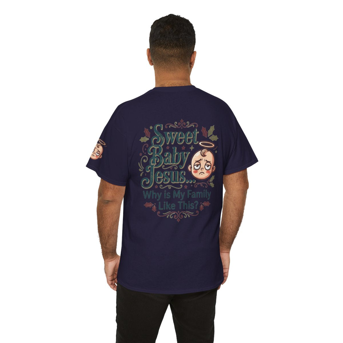 Color: Blackberry | Sweet Baby Jesus Premium Graphic Tee