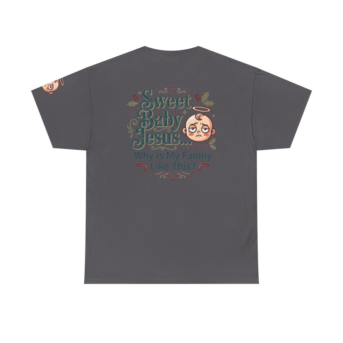 Color: Charcoal | Sweet Baby Jesus Premium Graphic Tee