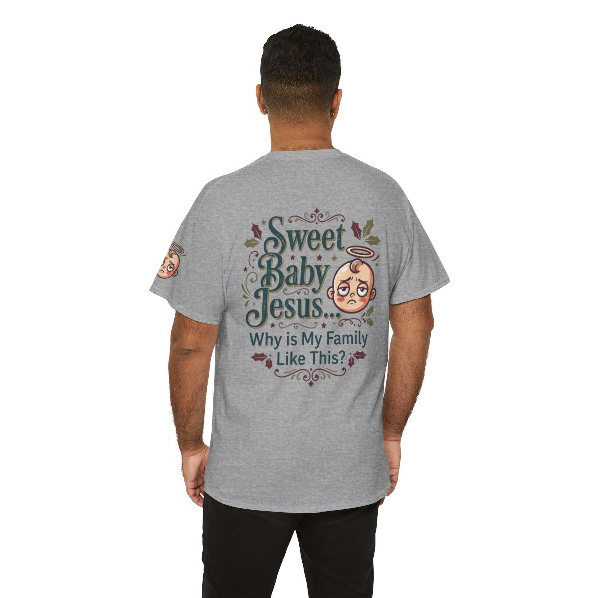 Color: Sport Grey | Sweet Baby Jesus Premium Graphic Tee