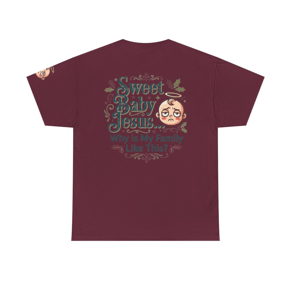 Color: Maroon | Sweet Baby Jesus Premium Graphic Tee