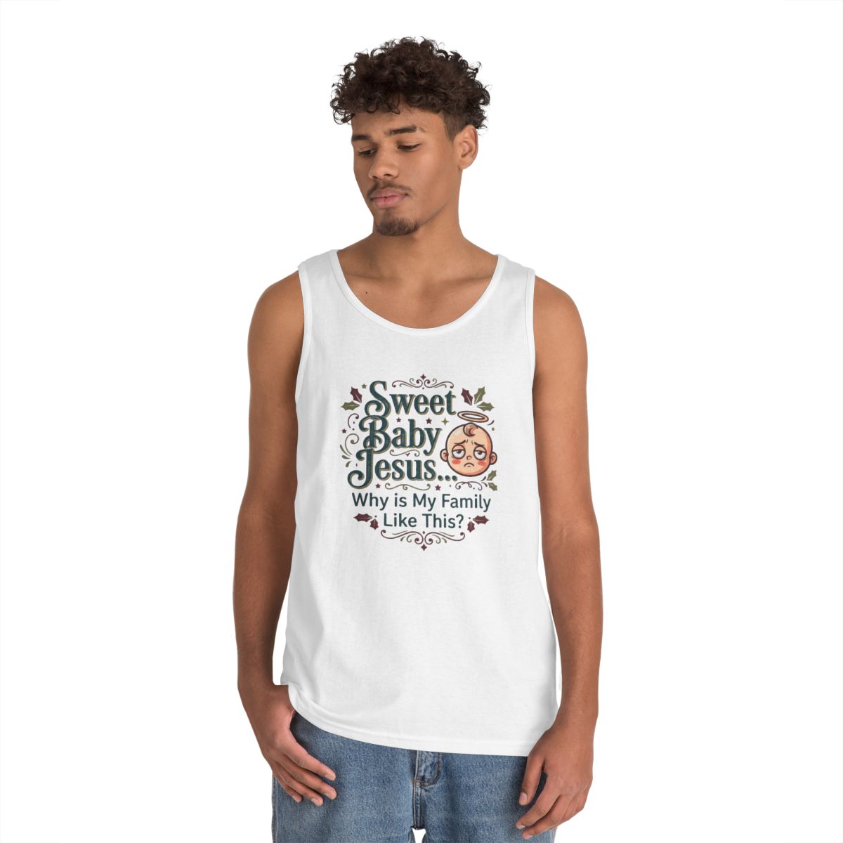 Color: White | Sweet Baby Jesus Tank Top