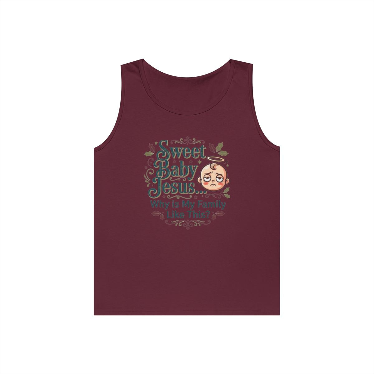 Color: Maroon | Sweet Baby Jesus Tank Top