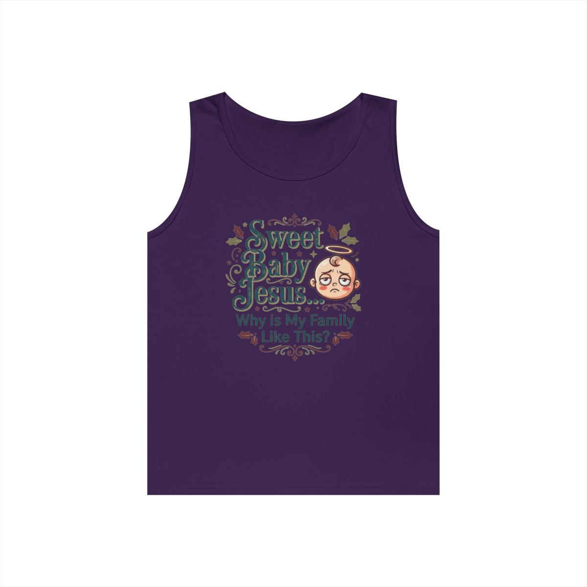 Color: Purple | Sweet Baby Jesus Tank Top