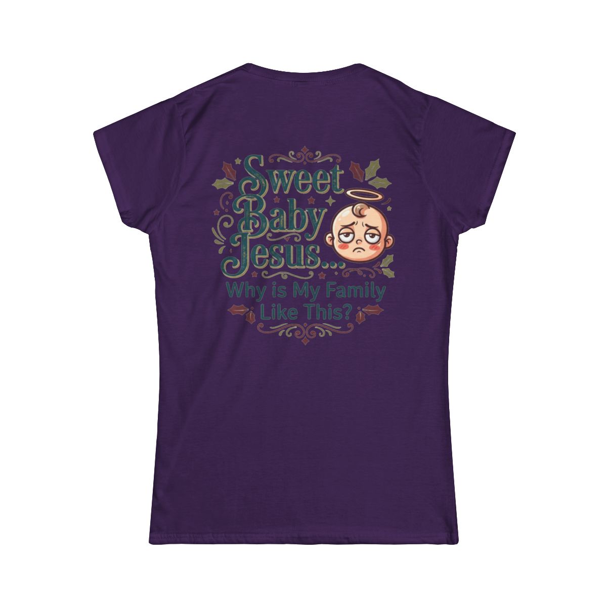 Color: Purple | Sweet Baby Jesus Women's Tee