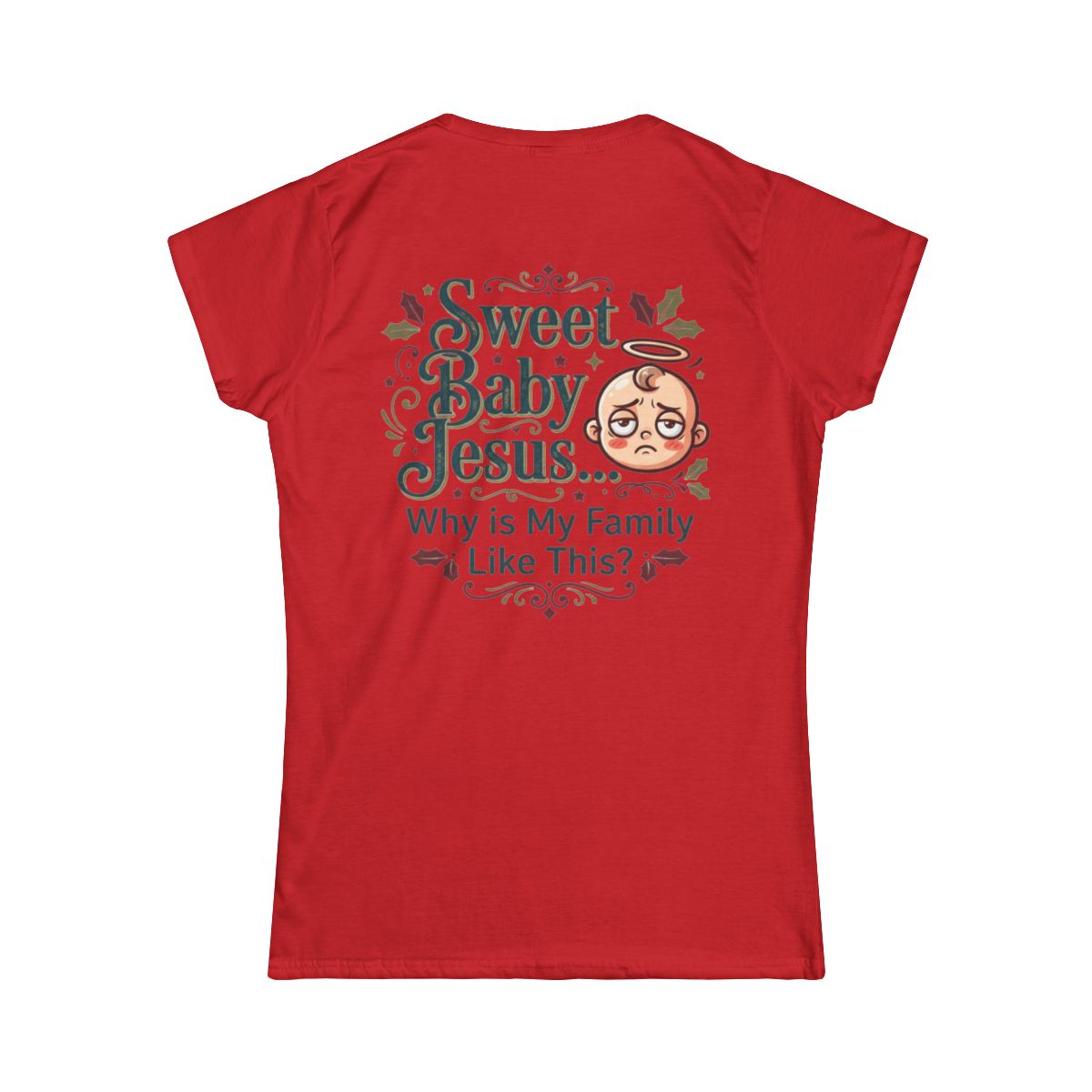 Color: Red | Sweet Baby Jesus Women's Tee