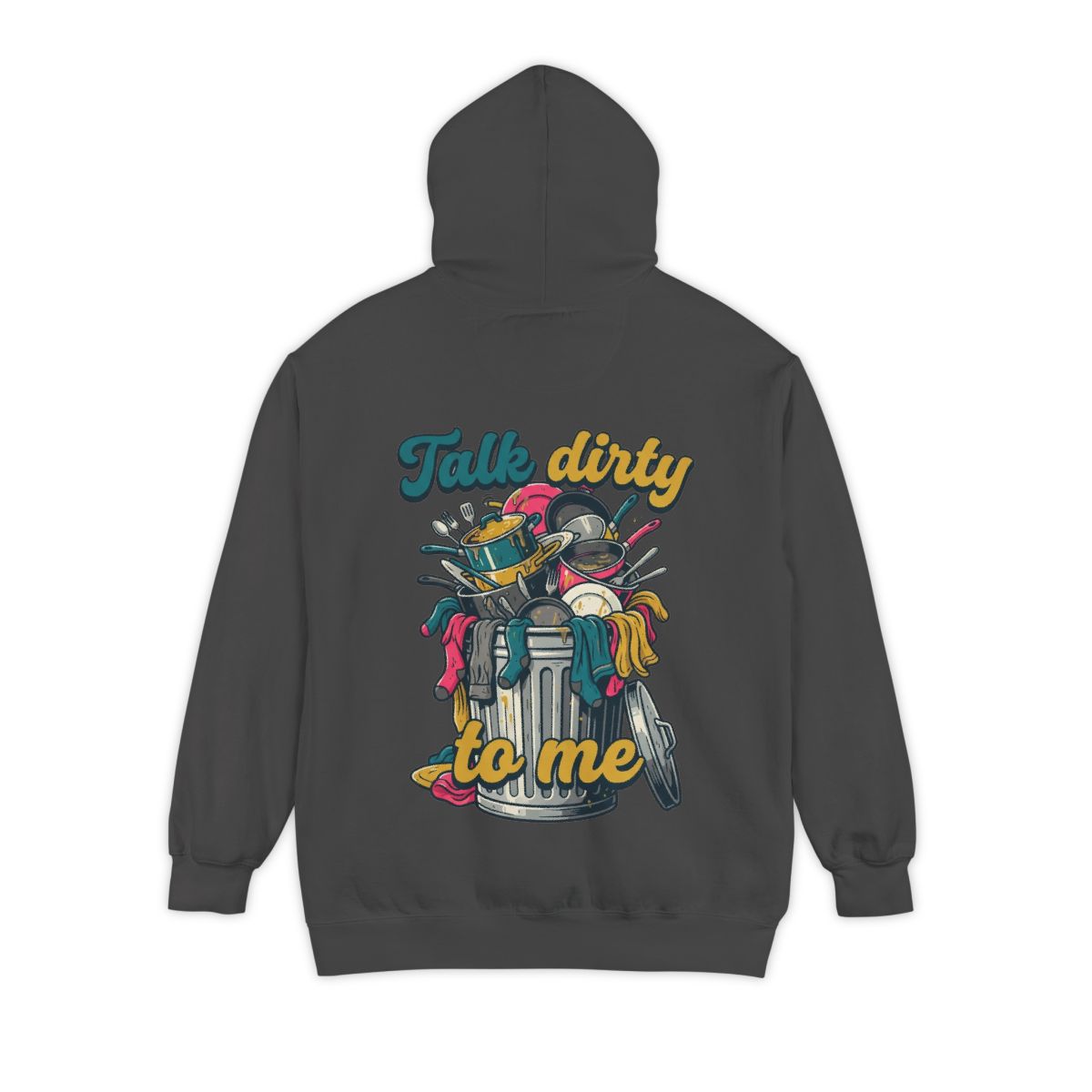 Color: Pepper | Talk Dirty to Me Garment-Dyed Hoodie